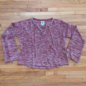 Billabong Red Knit Sweatshirt